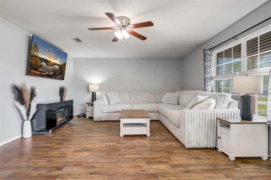 Furnished interior view inside a new home in , Powderly (Image 10).