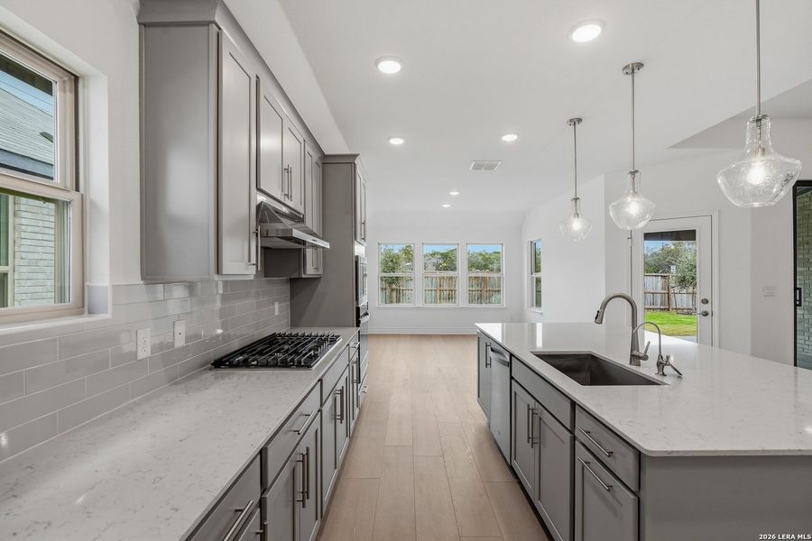 Furnished interior view inside a new home in Davis Ranch, San Antonio (Image 20).