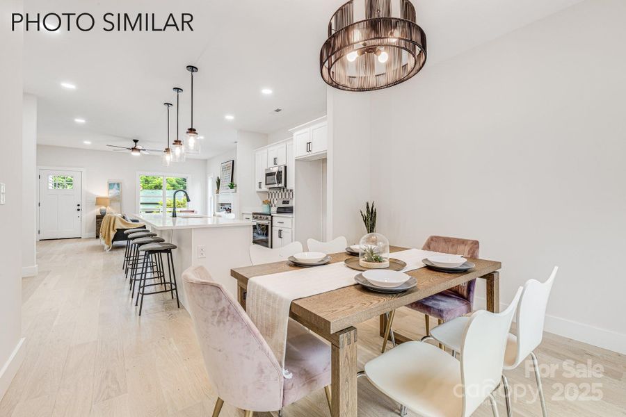 Furnished interior view inside a new home in , Asheville (Image 10).