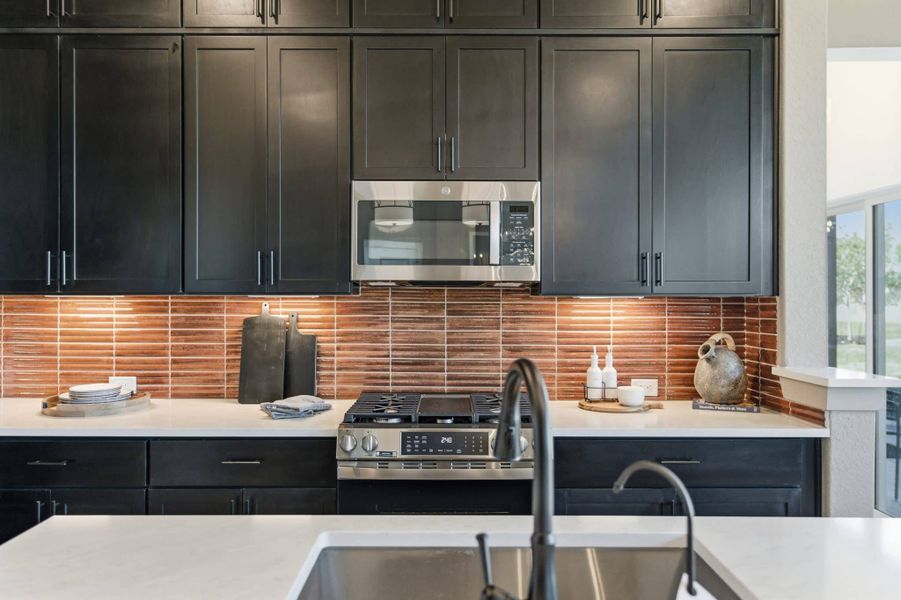 Furnished interior view inside a new home in Prominence, San Antonio (Image 16).