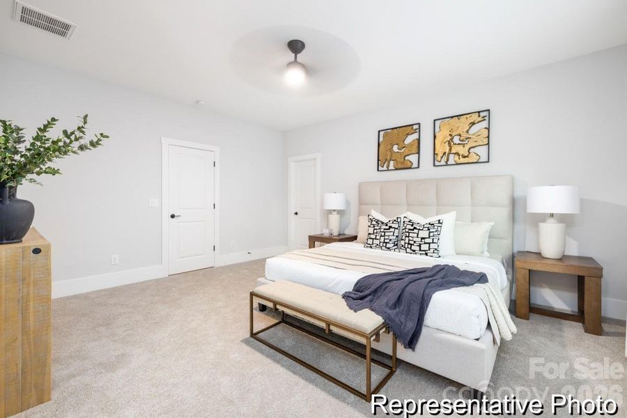 Furnished interior view inside a new home in , Statesville (Image 38).