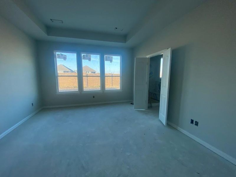 In-progress construction of a new home in Morningstar, Aledo, TX (Image 4).