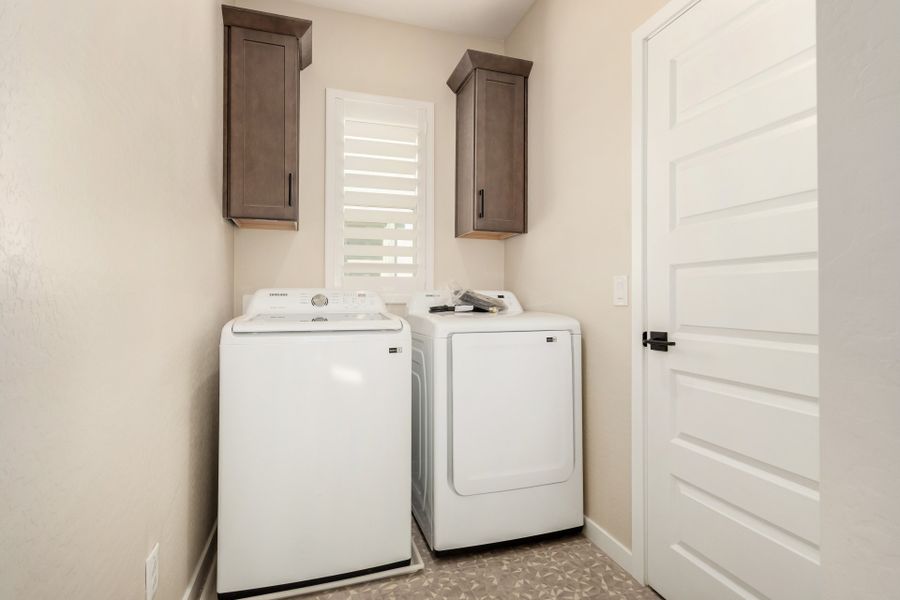 Furnished interior view inside a new home in Eastmark, Mesa (Image 9).