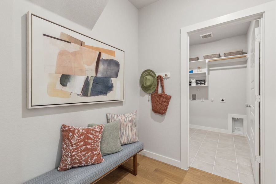 Utility Room in the Winters home plan by Trophy Signature Homes – REPRESENTATIVE PHOTO