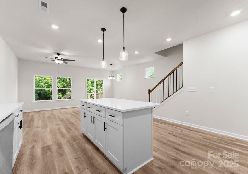 Furnished interior view inside a new home in , Charlotte (Image 11).