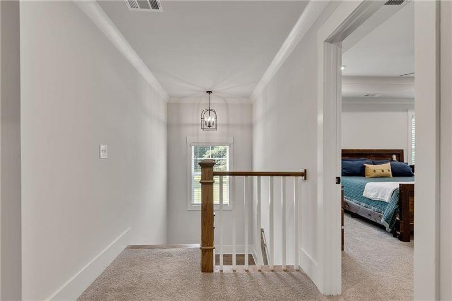 Furnished interior view inside a new home in Alcovy Station, Covington (Image 8).
