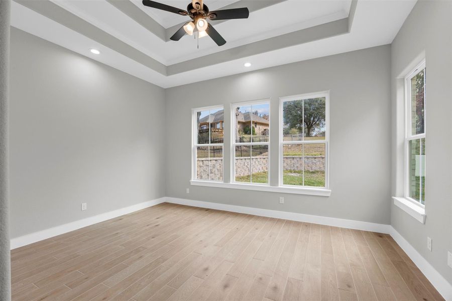 2nd bedroom has a trey ceiling 2nd bedroom has a trey ceiling