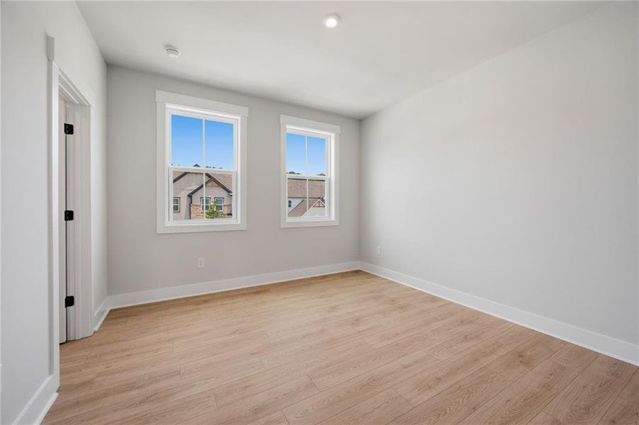 Spacious, unfurnished interior of a new home in The Paddocks at Doc Hughes, Buford (Image 30). Spacious, unfurnished interior of a new home in The Paddocks at Doc Hughes, Buford (Image 30).