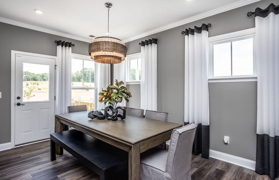Furnished interior view inside a new home in Lewiston Meadows, Greensboro (Image 21).