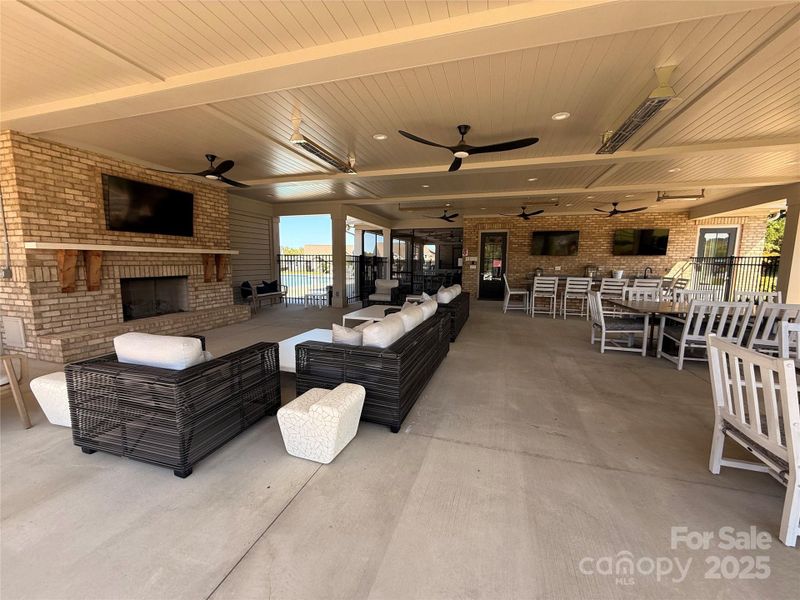 Outdoor Lounge at Amentiy Center Outdoor Lounge at Amentiy Center