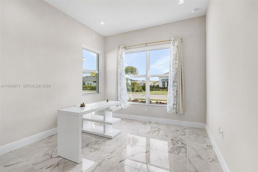 Furnished interior view inside a new home in , Naples (Image 10).