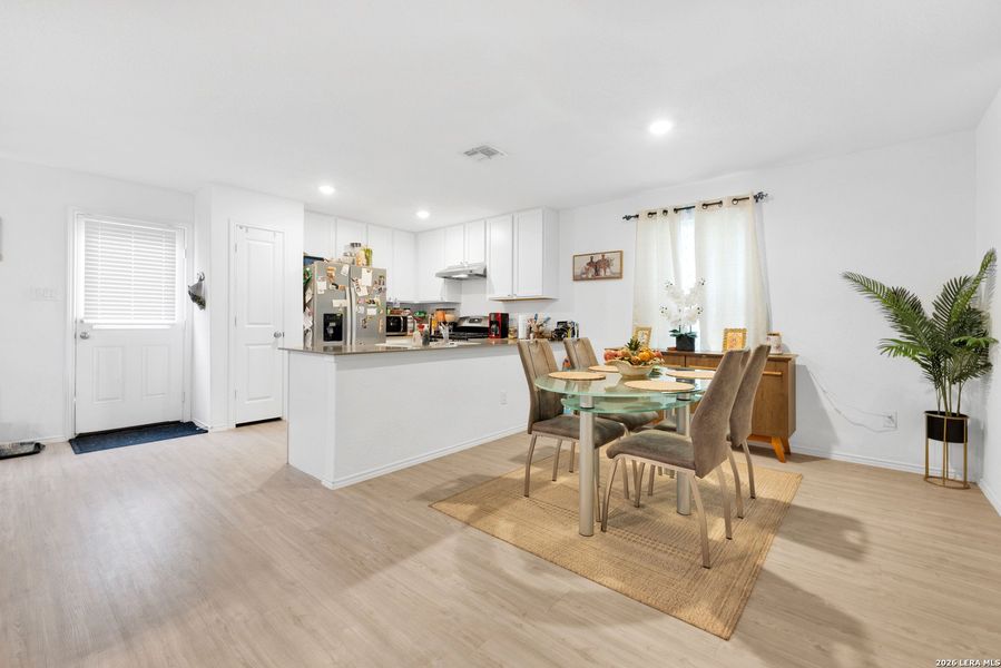 Furnished interior view inside a new home in Morgan Heights, San Antonio (Image 14).