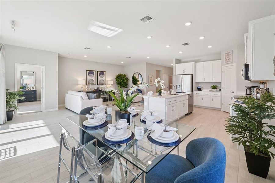 Furnished interior view inside a new home in , Punta Gorda (Image 12).