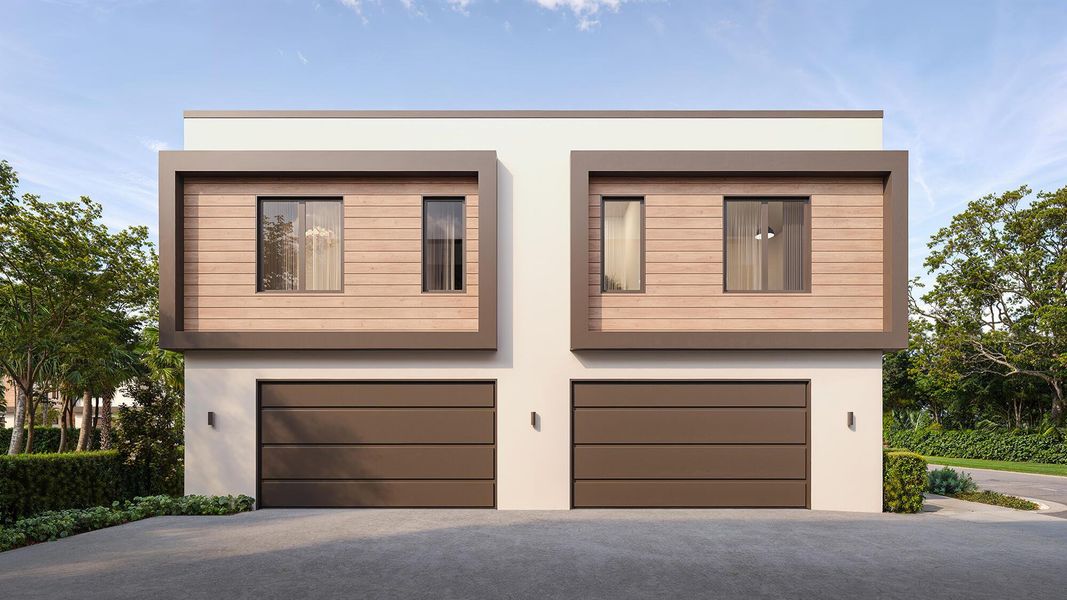 Front exterior of a new home in , Boca Raton, FL, highlighting curb appeal (Image 1).