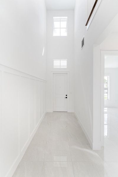 Foyer with Volume Ceiling Foyer with Volume Ceiling