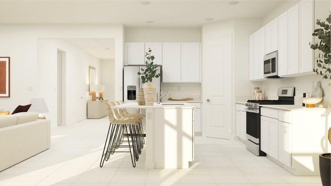 Furnished interior view inside a new home in Arden: The Providence Collection, Loxahatchee (Image 7).