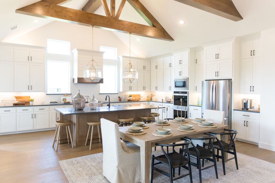 Representative furnished interior of a home built from the 5531 by Tradition Homes in Windsong Ranch, Prosper (Image 5).