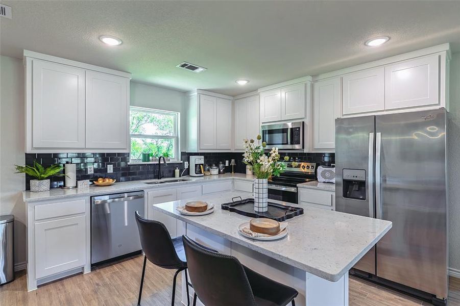 Furnished interior view inside a new home in , Azle (Image 10).
