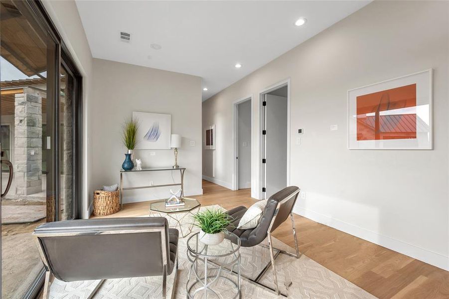 Furnished interior view inside a new home in Montclair, Prosper (Image 27).