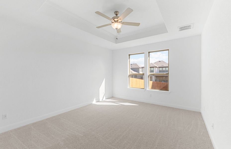 Spacious, unfurnished interior of a new home in Saddleback at Santa Rita Ranch, Liberty Hill (Image 50). Spacious, unfurnished interior of a new home in Saddleback at Santa Rita Ranch, Liberty Hill (Image 50).
