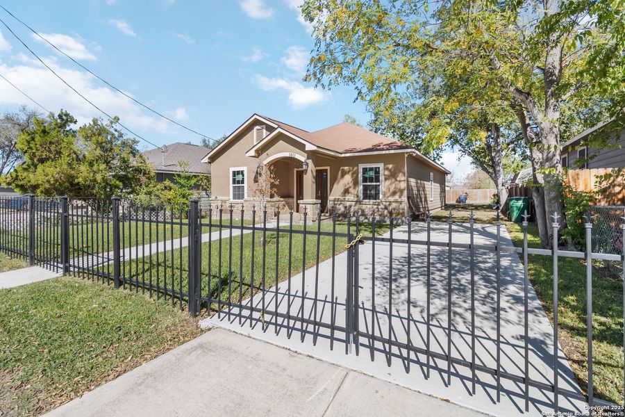 Exterior details and patio area of a home in , San Antonio (Image 3). Exterior details and patio area of a home in , San Antonio (Image 3).