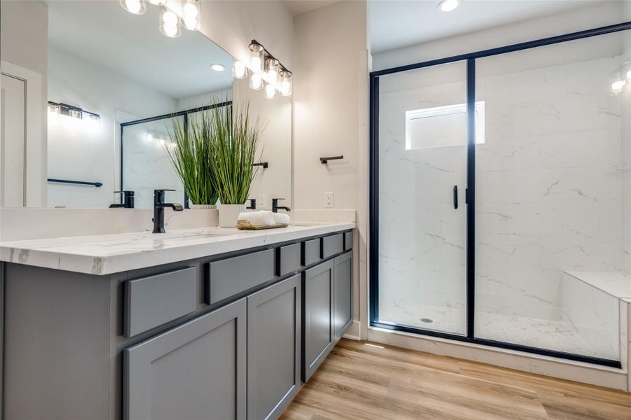 Furnished interior view inside a new home in , Houston (Image 7).