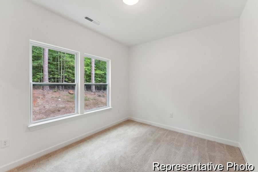 Spacious, unfurnished interior of a new home in Lake Royale, Louisburg (Image 16). Spacious, unfurnished interior of a new home in Lake Royale, Louisburg (Image 16).