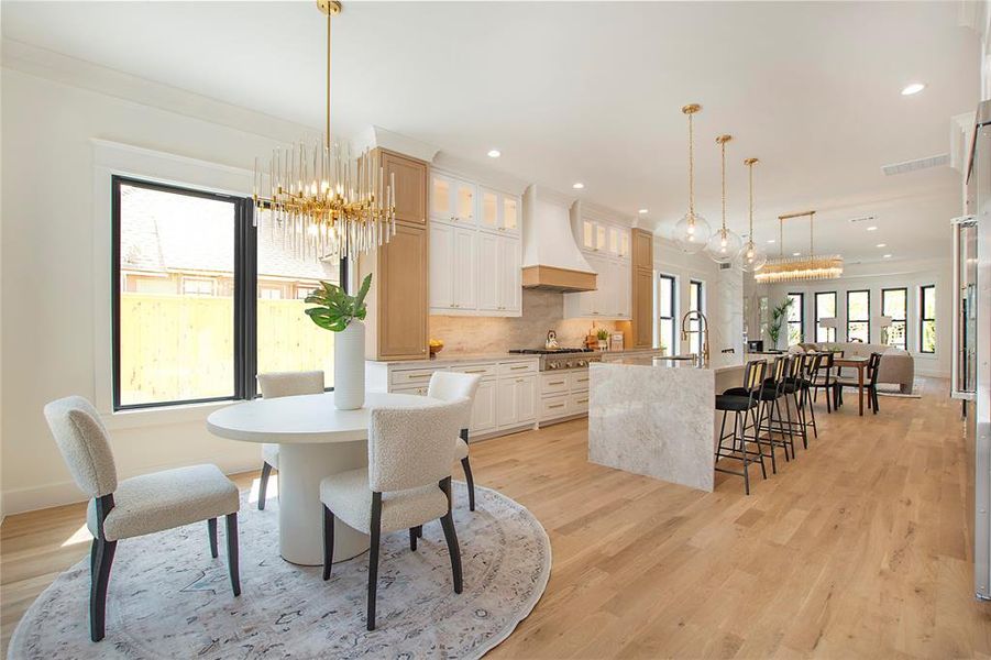 Furnished interior view inside a new home in , Dallas (Image 10). Furnished interior view inside a new home in , Dallas (Image 10).