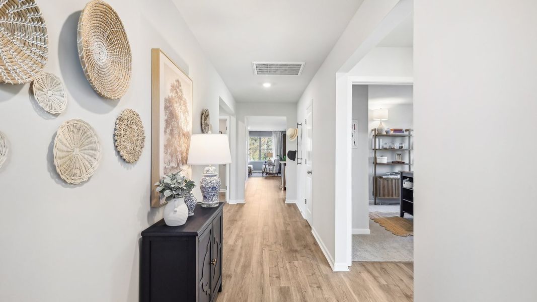 Furnished interior view inside a new home in Villages of Hunters Point, Lebanon (Image 22).