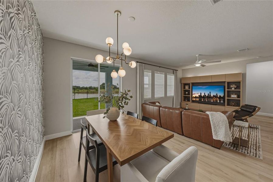 Furnished interior view inside a new home in , San Antonio (Image 32).