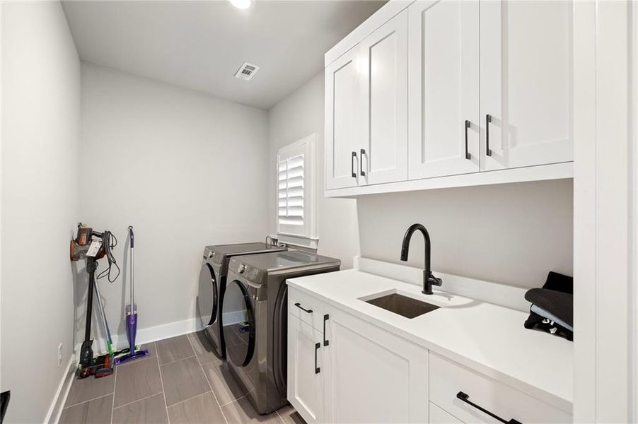 Furnished interior view inside a new home in , Marietta (Image 11).