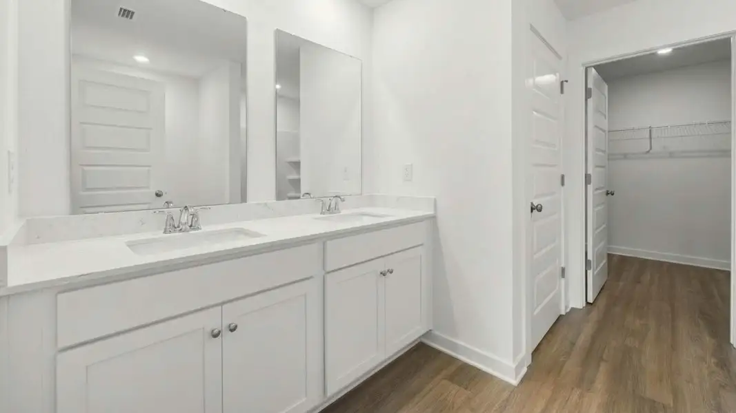 Furnished interior view inside a new home in Magnolia at the Bluffs Phase 3, Freeport (Image 6).
