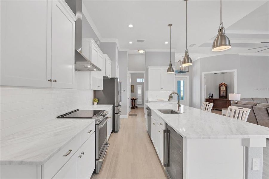 Furnished interior view inside a new home in , Placida (Image 13).