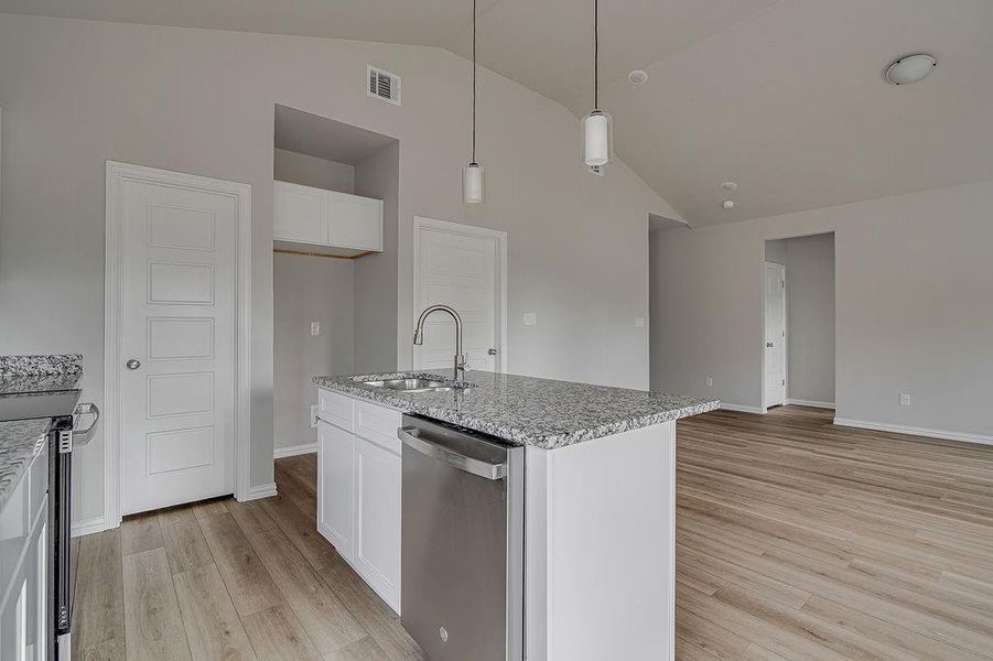 Furnished interior view inside a new home in , Fort Worth (Image 8).