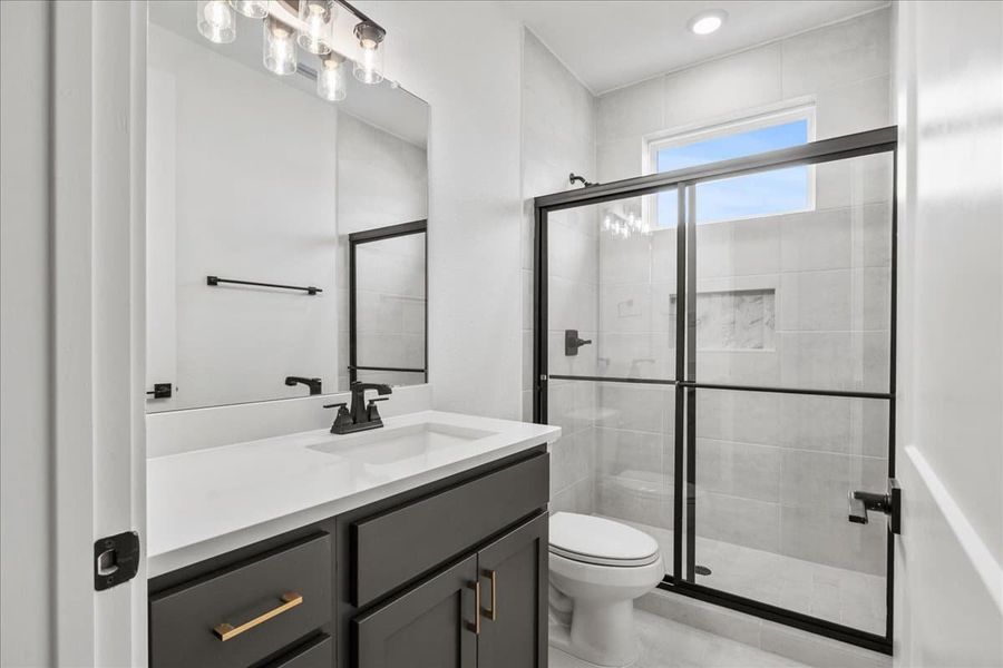 Furnished interior view inside a new home in Sweetwater, Austin (Image 14).