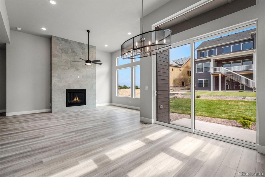 Spacious, unfurnished interior of a new home in Cloverleaf – Mountainview Collection, Monument (Image 25).