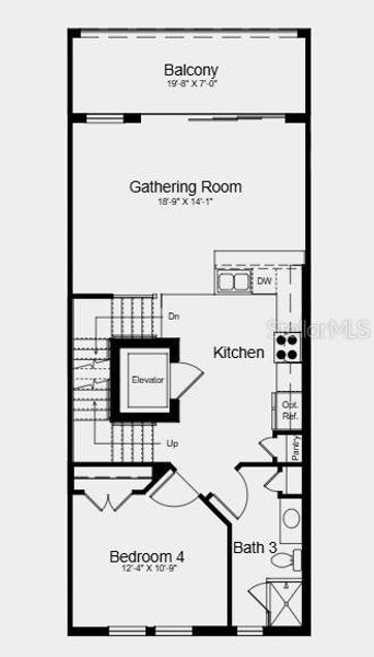2D floor plan layout of this home in Seahaven, Punta Gorda, FL (Image 6).
