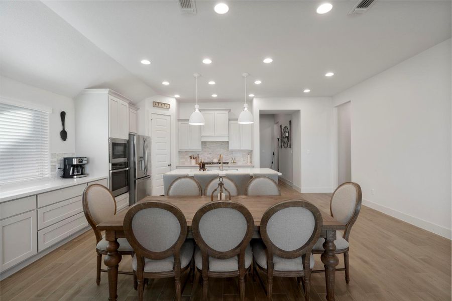 Furnished interior view inside a new home in The Colony, Bastrop (Image 14).