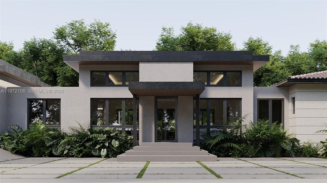 Front exterior of a new home in , Plantation, FL, highlighting curb appeal (Image 20).