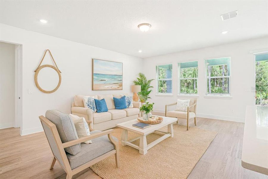 Furnished interior view inside a new home in Ridgehaven - Signature Series, Ormond Beach (Image 7).