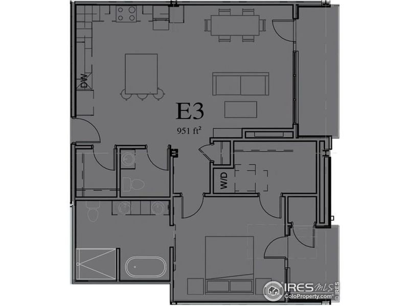 Unit 304 Floor Plan (E3)