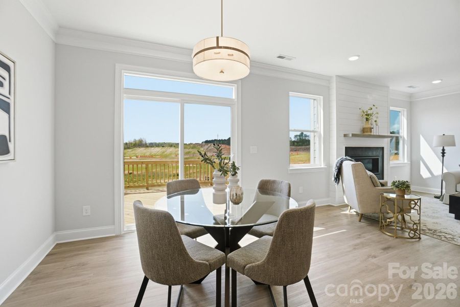 Furnished interior view inside a new home in The Meadows at Laurelbrook, Sherrills Ford (Image 12).