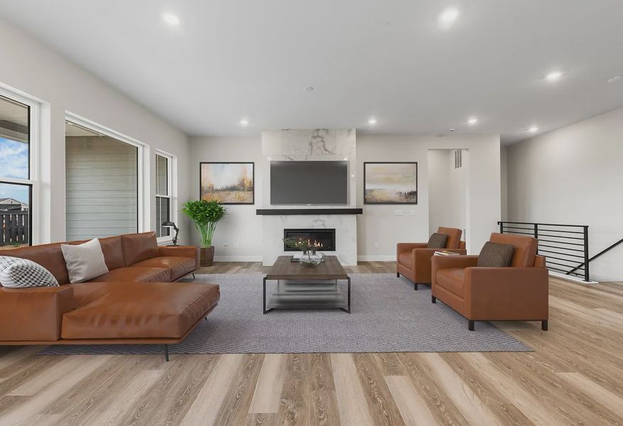 Willowbend Great Room - Virtually Staged - 1 of 10