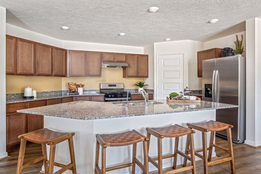 Representative furnished interior of a home built from the 1549 Modeled by KB Home in Madera Trails, New Caney (Image 6). Representative furnished interior of a home built from the 1549 Modeled by KB Home in Madera Trails, New Caney (Image 6).