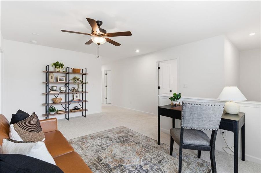 Furnished interior view inside a new home in Meadow Pines, Dallas (Image 14).