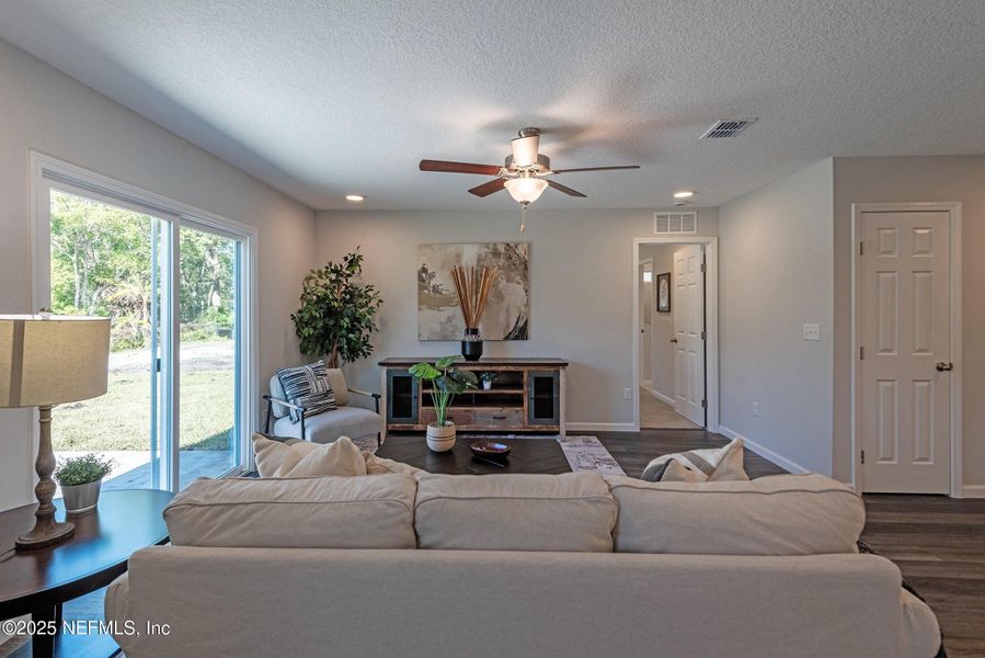 Furnished interior view inside a new home in , Jacksonville (Image 27). Furnished interior view inside a new home in , Jacksonville (Image 27).