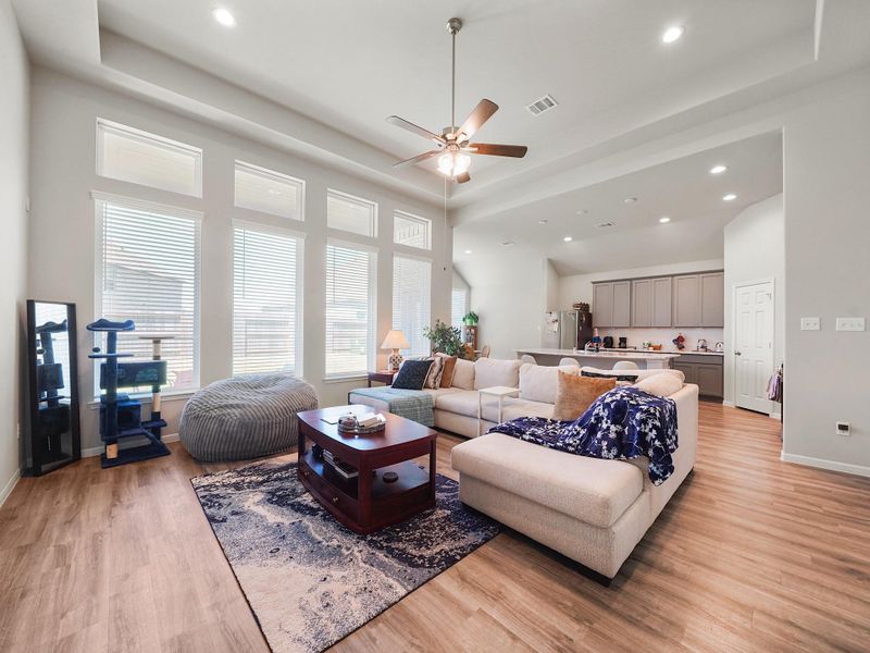Furnished interior view inside a new home in , Katy (Image 6). Furnished interior view inside a new home in , Katy (Image 6).