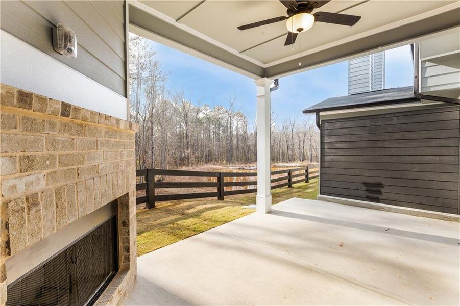 Exterior details and patio area of a home in , Conyers (Image 15).
