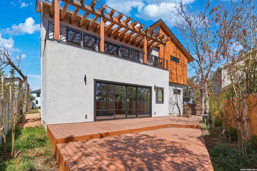 Exterior details and patio area of a home in , San Antonio (Image 26).