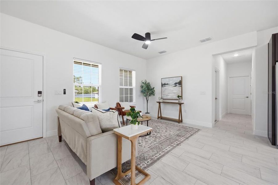 Furnished interior view inside a new home in , Ocala (Image 7).